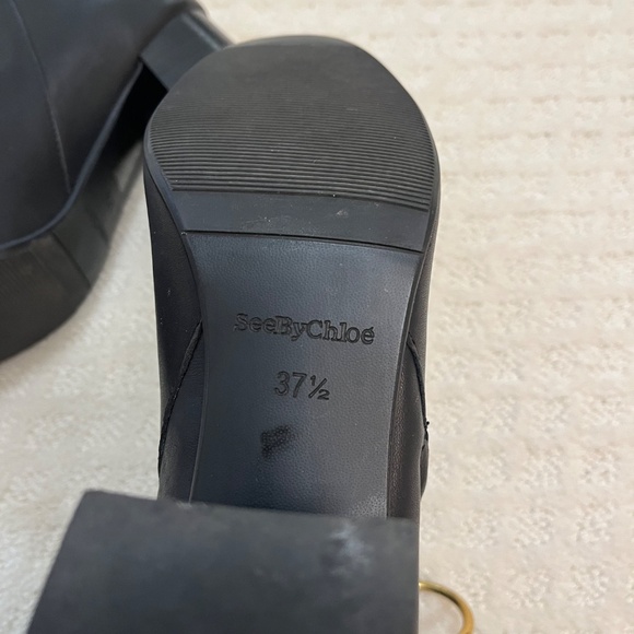 See by Chloe Booties, Sz 7.5, black - Picture 12 of 13